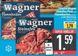 E-Center Original Wagner Steinofen Pizza oder Flammkuchen Angebot