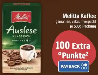 E-Center Melitta Kaffee Angebot