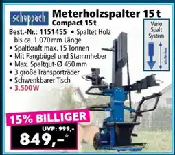 Norma Meterholzspalter 15 t Angebot