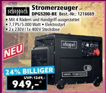 Norma Stromerzeuger DPG5200-BE Angebot