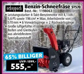 Norma Benzin-Schneefräse ST570 Angebot