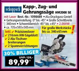 Norma Kapp-, Zug- und Gehrungssäge HM2000 SE Angebot