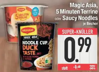 E-Center Magic Asia, 5 Minuten Terrine oder Saucy Noodles Angebot