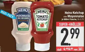 E-Center Heinz Ketchup oder Mayonnaise Angebot
