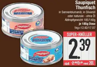 E-Center Saupiquet Thunfisch Angebot