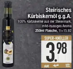 E-Center Edeka Genussmomente Steirisches Kürbiskernöl g.g.A. Angebot