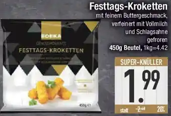 E-Center Edeka Genussmomente Festtags-Kroketten Angebot