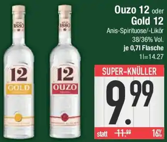 E-Center Ouzo 12 oder Gold 12 Angebot