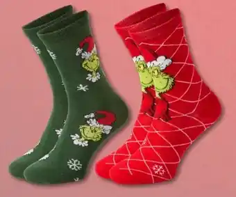 Woolworth Dr. Seuss Enterprises Damen Socken Grinch Angebot