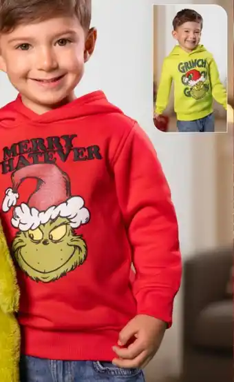 Woolworth Dr. Seuss Enterprises The Grinch Jungen Kapuzenpullover Angebot