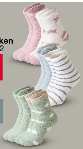 Woolworth Damen-Flauschsocken 2er Pack Angebot
