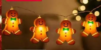 Woolworth LED-Lebkuchen-Lichterkette Angebot