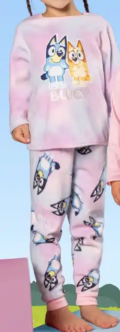 Woolworth Bluey Kinder Fleece Schlafanzug Angebot