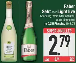 E-Center Faber Sekt oder Light live Angebot