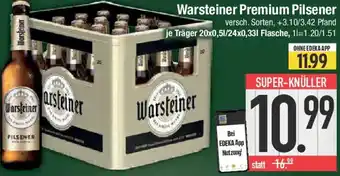 E-Center Warsteiner Premium Pilsener Angebot