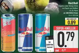 E-Center Red Bull Organics oder Energy Drink Angebot