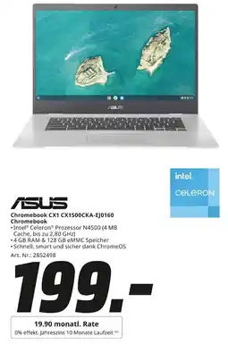 MediaMarkt ASUS Chromebook CX1 CX1500CKA-EJ0160 Angebot