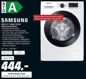 MediaMarkt SAMSUNG WW 91 T 4048 CE/EG Waschmaschine Angebot