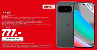 MediaMarkt Google Pixel 10 128 GB Obsidian Smartphone Angebot