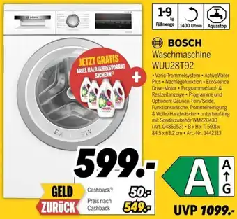 MEDIMAX BOSCH Waschmaschine WUU28T92 Angebot