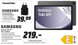 MediaMarkt SAMSUNG Galaxy Tab A9+ Wi-Fi Tablet Angebot
