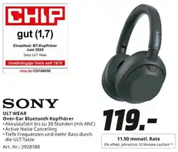 MediaMarkt SONY ULT WEAR Over-Ear Bluetooth Kopfhörer Angebot