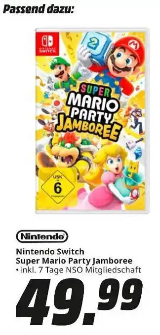 MediaMarkt Nintendo Switch Super Mario Party Jamboree Angebot