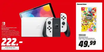 MediaMarkt NINTENDO Switch (OLED-Modell) weiß Spielekonsole Angebot