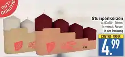E-Center GUT & GÜNSTIG Stumpenkerzen Angebot