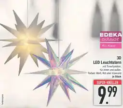 E-Center EDEKA zuhause 3D LED Leuchtstern Angebot