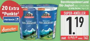 E-Center Berchtesgadener Land Bio-Joghurt Angebot