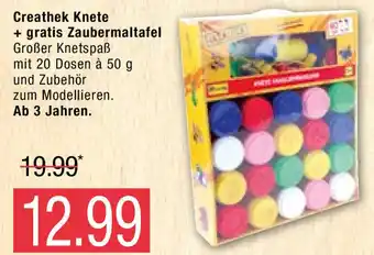 Marktkauf Creathek Knete + gratis Zaubermaltafel Angebot