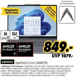 MEDIMAX Lenovo IdeaPad 5 2-in-114AKP10 Angebot