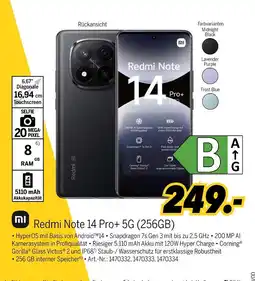 MEDIMAX Xiaomi redmi note 14 pro+ 5g (256gb) Angebot