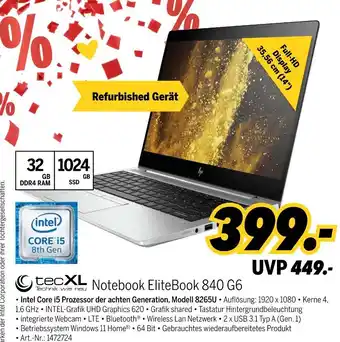 MEDIMAX Hp notebook elitebook 840 g6 Angebot