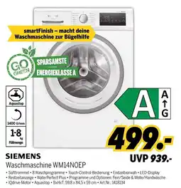 MEDIMAX Siemens waschmaschine wm14noep Angebot