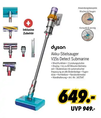 MEDIMAX Dyson akku-stielsauger v15s detect submarine Angebot