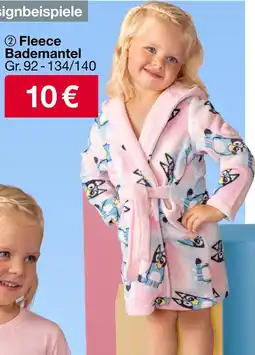 Woolworth Fleece bademantel Angebot