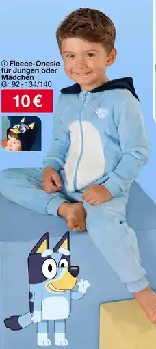 Woolworth Fleece-onesie Angebot