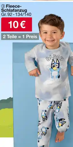 Woolworth Bluey fleece-schlafanzug Angebot