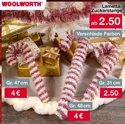 Woolworth Woolworth lametta-zuckerstange Angebot