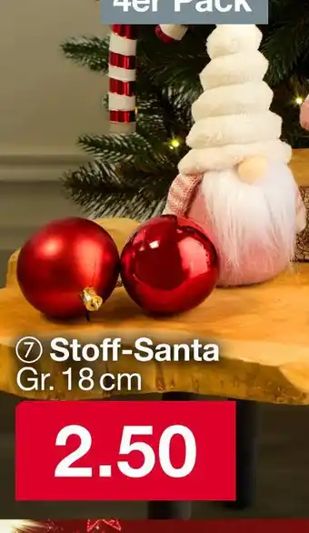 Woolworth Stoff-santa Angebot