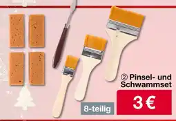 Woolworth Pinsel- und schwammset Angebot