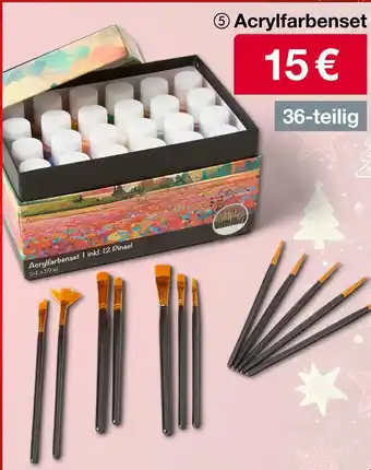 Woolworth Acrylfarbenset Angebot