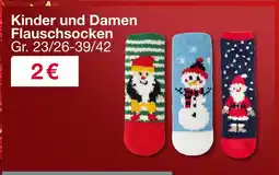 Woolworth Kinder und damen flauschsocken Angebot