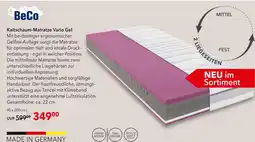 Matratzen Concord Beco kaltschaum-matratze vario gel Angebot