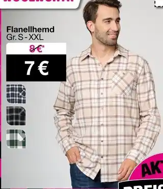Woolworth Flanellhemd Angebot