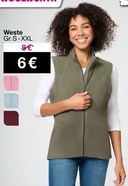 Woolworth Weste Angebot