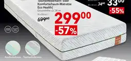 Matratzen Concord Mlily eco health taschenfederkern-matratze Angebot