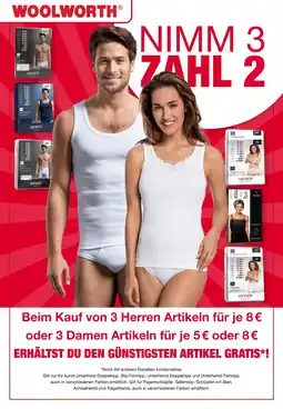 Woolworth Nimm 3 zahl 2 Angebot
